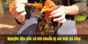 Nguyên liệu cần có khi chuẩn bị om bóp gà chọi